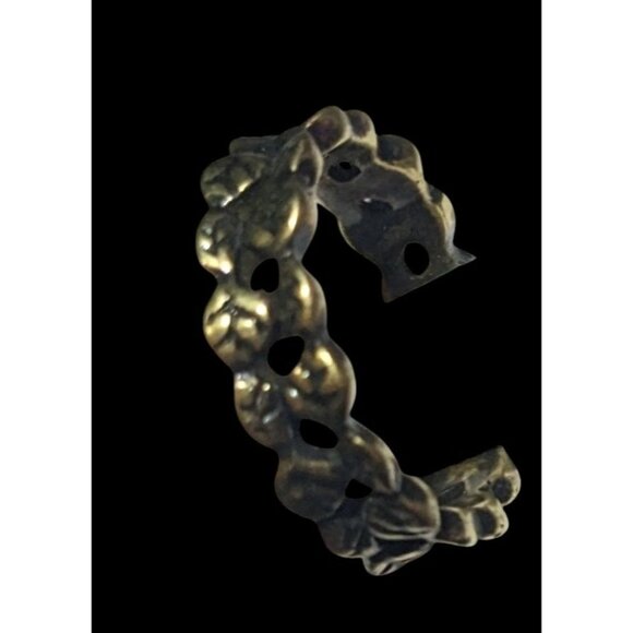 Elven Leaf Fantasy Gold Tone Costume Ring Size 6 - Picture 11 of 14